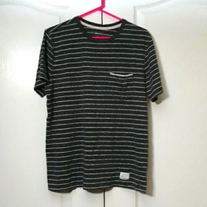 Adam Levine Striped T Shirt Large